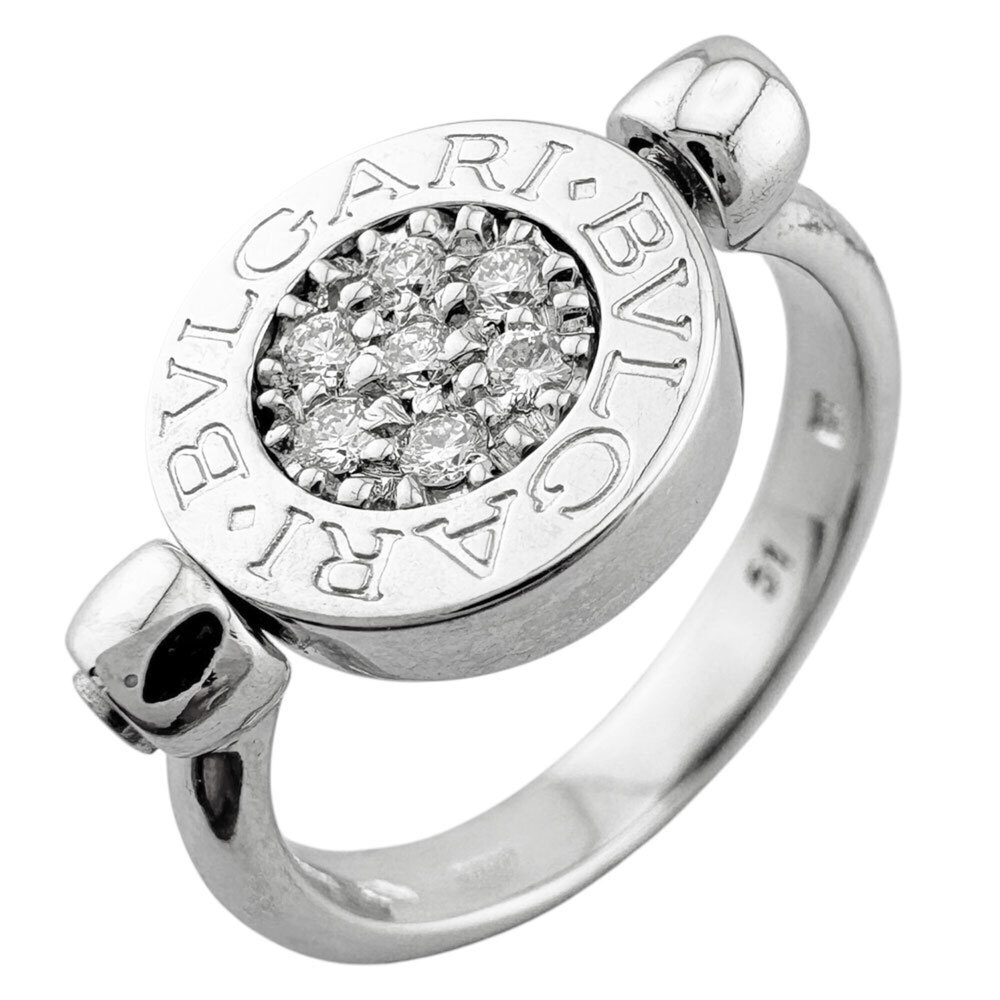 BVLGARI 18k Silver Diamond Ring